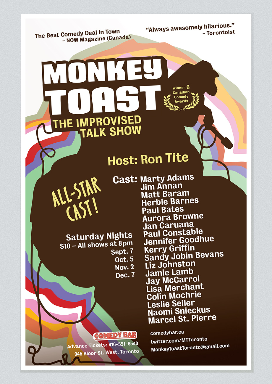 Monkey Toast Poster